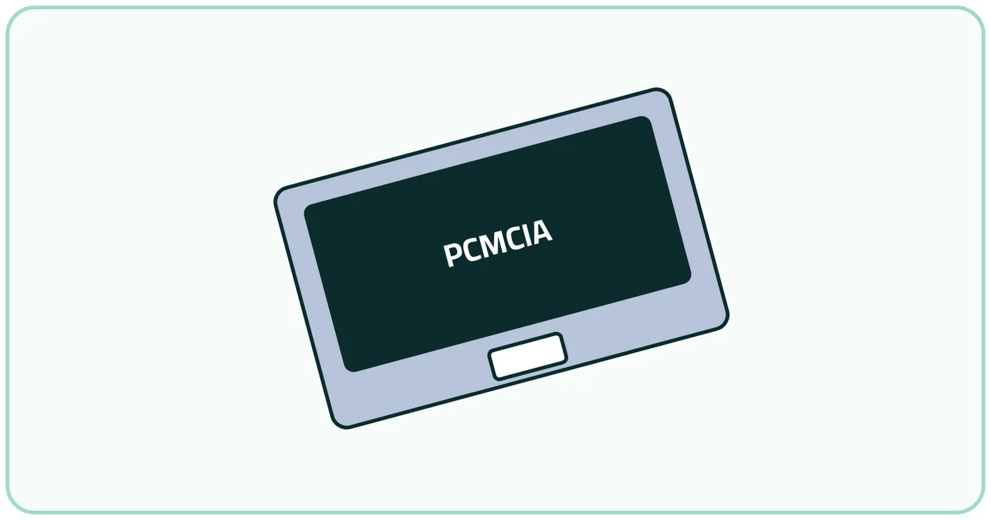 شكل ٣-٦: بطاقة نوع PCMCIA